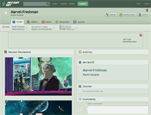 Tablet Screenshot of marvel-freshman.deviantart.com
