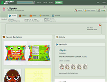 Tablet Screenshot of chiyuko.deviantart.com