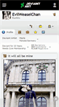 Mobile Screenshot of evilweaselchan.deviantart.com