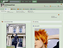 Tablet Screenshot of evilweaselchan.deviantart.com