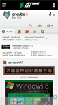 Mobile Screenshot of dncube.deviantart.com