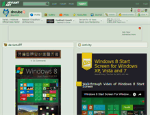 Tablet Screenshot of dncube.deviantart.com
