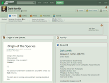 Tablet Screenshot of dark-aerith.deviantart.com