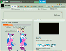 Tablet Screenshot of animoo.deviantart.com