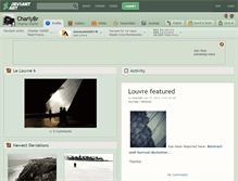 Tablet Screenshot of charlybr.deviantart.com