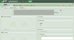 Desktop Screenshot of lalala.deviantart.com