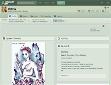 Tablet Screenshot of cheesy.deviantart.com