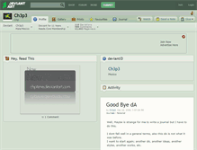 Tablet Screenshot of ch3p3.deviantart.com
