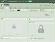 Tablet Screenshot of jemiyah.deviantart.com