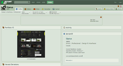 Desktop Screenshot of djanus.deviantart.com