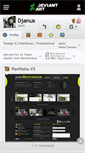 Mobile Screenshot of djanus.deviantart.com