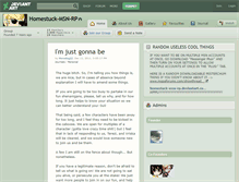 Tablet Screenshot of homestuck-msn-rp.deviantart.com