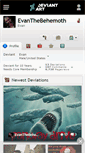Mobile Screenshot of evanthebehemoth.deviantart.com
