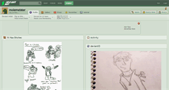 Desktop Screenshot of molemeister.deviantart.com