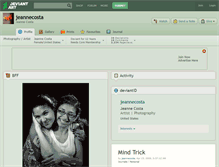 Tablet Screenshot of jeannecosta.deviantart.com