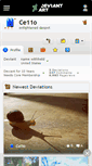 Mobile Screenshot of ce11o.deviantart.com