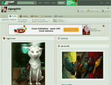 Tablet Screenshot of algaegoblin.deviantart.com