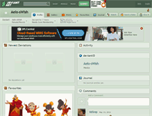 Tablet Screenshot of aelo-swish.deviantart.com