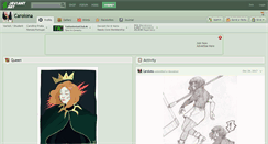 Desktop Screenshot of carolona.deviantart.com