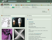 Tablet Screenshot of gastrodon.deviantart.com