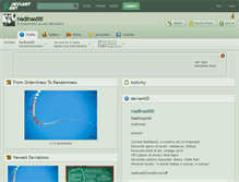 Tablet Screenshot of nadinastiti.deviantart.com