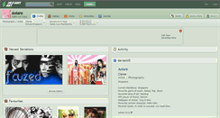 Desktop Screenshot of aoiare.deviantart.com