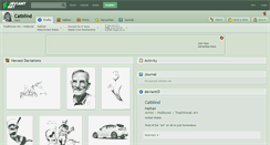 Desktop Screenshot of catblind.deviantart.com