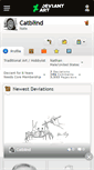 Mobile Screenshot of catblind.deviantart.com