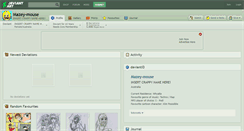 Desktop Screenshot of mazey-mouse.deviantart.com