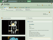 Tablet Screenshot of emoalikat.deviantart.com