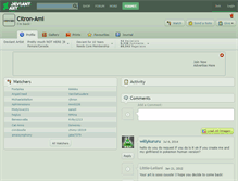 Tablet Screenshot of citron-ami.deviantart.com