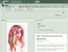 Tablet Screenshot of ksnc.deviantart.com