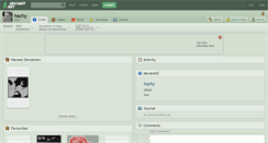 Desktop Screenshot of hachy.deviantart.com