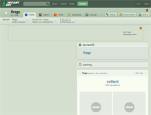 Tablet Screenshot of firego.deviantart.com