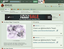 Tablet Screenshot of advent-axl.deviantart.com