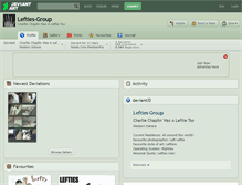 Tablet Screenshot of lefties-group.deviantart.com