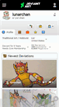 Mobile Screenshot of lunarchan.deviantart.com