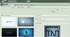 Desktop Screenshot of causil90.deviantart.com
