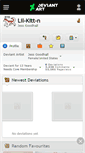 Mobile Screenshot of lil-kitt-n.deviantart.com