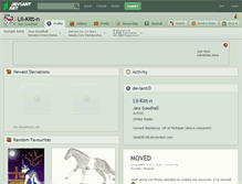 Tablet Screenshot of lil-kitt-n.deviantart.com