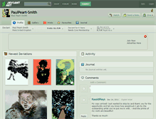 Tablet Screenshot of paulpeart-smith.deviantart.com