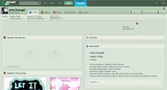Desktop Screenshot of anim3xangel.deviantart.com