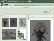 Tablet Screenshot of estrada.deviantart.com