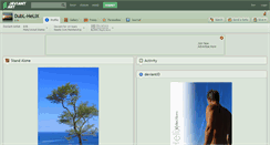 Desktop Screenshot of dubl-helix.deviantart.com
