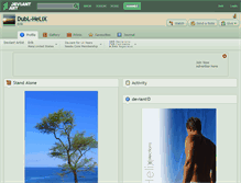 Tablet Screenshot of dubl-helix.deviantart.com