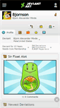 Mobile Screenshot of bjornson.deviantart.com