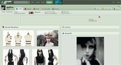Desktop Screenshot of apatico.deviantart.com