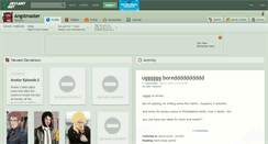Desktop Screenshot of angstmaster.deviantart.com