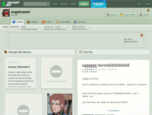 Tablet Screenshot of angstmaster.deviantart.com