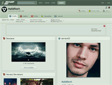 Tablet Screenshot of mafarioch.deviantart.com